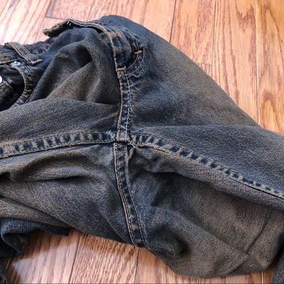 TommyJeans-Vintage Straight Leg Orange/Black Denim - Picture 4 of 11